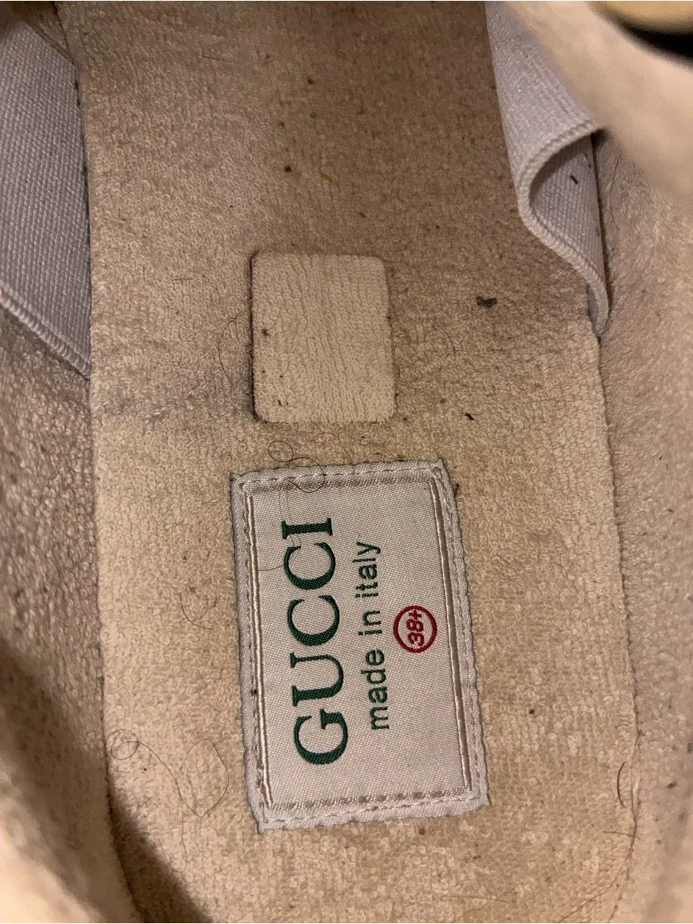 Gucci Gray, Pink & Brown Mixed-Media Sneakers